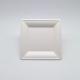 6/8/10 Inch Biodegradable Bagasse Tableware Square Plates For Party