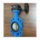 4-10 Inch PTFE Type Ductile Iron Wafer Butterfly Valve List with Stainless Steel