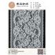 23.3 cm warp knitted elastic jacquard large wide flower lace is suitable for the decoration of women's underwear fabrics