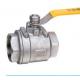 Customized Size 3 Piece Floating Ball Valve , Copper Ball Float Valve