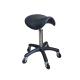 Enhanced Silent Wheel 75mm BIFMA Test Black Saddle Chair Beauty Salon, Dentist's Chair