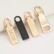 5 Zipper Puller Engraved Logo Luxury Custom Zipper Sliders for Purse Bag Hardware