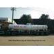 17000L ~21000L Chemical Tanker Truck , Sulphuric Acid Tanker Trailer V shape