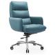 OEM PU Leather Swivel Office Modern Ergonomic Chair With Wheels 13.5KG