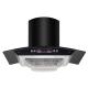 Stainless Steel Glass Arc Chimney Range Hood with Copper Motor