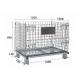 Folding Metal 1200*1000*890 Wire Mesh Security Cage Grid Sorting Basket Iron Turnover Box