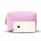 Factory Custom Premium Digital Printing Cosmetics Makeup Pink PU Travel Toiletry Women'S Cosmetic Bag