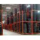 Shade Fabric Roll Shelf Folding Stacking Cage Pallet Racks With Iron Metal Sheet