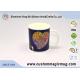 Cartoon Heart Porcelain Heat Reactive Mugs , Creative Gift Color Changing Mugs