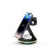 Multi Function RGB Light Portable Wireless Phone Charger Apple Watch Phone Charger Stand