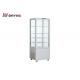 215L Commercial Glass Door Refrigerator Drink Display Cabinet Showcase