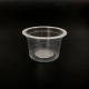 PP Unique Shape Transparent Round Plastic Container Plastic Cup 100ml Snack Jelly