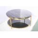 Modern Luxury Balcony Leisure Round Marble Coffee Tea Table for Small Apartment