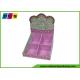 Portable POP Cardboard Display Boxes , 4 Cells Counter Top Display For Kids Necklace CDU072