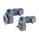Parallel Axis Speed Bevel Helical Gear Reducer Motor Flange Mounted