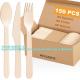 Wooden Cutlery Set - Alternative To Plastic, Eco Friendly, Biodegradable, Compostable Cutlery Set - Wood Spoons