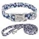 Odm Oem Personalized Dog Collars And Leashes With Name Plate