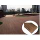 Natural Bamboo Outdoor Interlocking Tiles , Waterproof Patio Deck Tiles