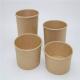 Custom Print Eco-friendly Disposable Food To Go Packaging Container Kraft Paper
