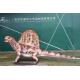 Attractive Life Size Dinosaur Statue , Silicon Rubber Dinosaur Garden Sculpture