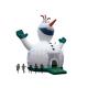 Frozen Inflatable Games Olaf Bounce House Commercial Grade  Logo Custom