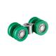 SS304 Silent Sliding Door Roller Grooved Roller Wheels 22-26mm Diameter