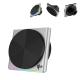 QI2 Ultra-Thin Design Pickup Lamp, Metal, Super Strong Magnetic Suction, Wireless Car Mounted 9-Color RGB Light Effect Projection Ambient Lamp, One-Hand Operation, 360-Degree Rotation, Fast Charging