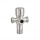 Sanitary Fitting 3 Way Angle Valve For Shower Stainless Steel