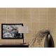 Light Brown Non Woven Wallcovering European Style Wallpaper For Living Room
