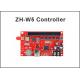 ZH-W5 Wifi led control card usb support 128*1280,256*640 pixels led monochrom,rgb,dual panel control system