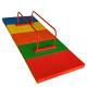 Adjustable Home Childrens Gymnastics Equipment Red Parallel Bars Security