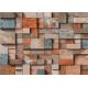 3 Dimensional Removable Brick Wallpaper Washable For Lounge Room , Anti - Static