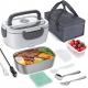 1.5L Electric Lunch Box Heated with 40W/60W Power Easy to Clean Dark Green/Dark Blue/Dark Orange