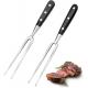 12 Inch Steak Stainless Steel BBQ Fork for Kitchen Roast Grill