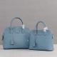 high quality pale blue ladies cowskin shell bags 27cm 31cm designer handbags women luxury handbags famous brand handbags
