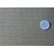 Truck Grill Round Hole Aluminum Perforated Sheet Anodized Easy To Process / Shape