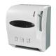 Level Push Activated Roll Paper Hand Towel Dispenser, ABS plastic, White color, wall mounted