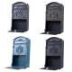 Waterproof Letterbox Decorative Outdoor Security Wall Mounted Aluminum Mailbox