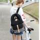 A lot of fashiona Canvas stripe School bags