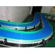                  Assembly Line Industrial Transfer Green Stainless Steel Roller Belt Conveyor Modular Belt Conveyor             