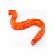 Multiple Strand Orange UHMWPE Fiber Rope Dirt Resistant For Military Industry