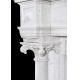 Decoration Columns Carved Fireplace Marble Surround Replacement 160x120mm