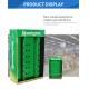 Free Standing Cardboard Display Rack CMYK 4C Printing Matt Lamination Surface