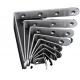 OEM Customized L Shaped Fixing Bracket Furniture 90 Degree Wall Mount Angle Bracket Glass Pane Fixing