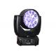 Zoom LED Moving Head Light 12w Rgbw 4in1 Bee Eye Led Bem Wash For Recreation Place
