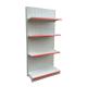 shanghai xingye shelf white supermarket shelve single and double walling gondola rack shelf racks for grocery store