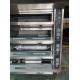 Gas Deck Oven 16-Tray Capacity For Bakery Cooking 485g Net Weight 220V Power Source