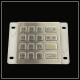 Metal Stainless Steel Keyboard Numeric 4x4 Matrix Keypad Waterproof IP65