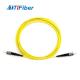 FTTH Use ST-ST Single Mode Simplex Fiber Optic Patch Cord Cable All Lengths Available