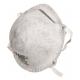 White Conical Shaped Dust Face Mask , Single Use Safety Breathing Mask